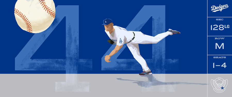 Dodgers: #44 Pitcher