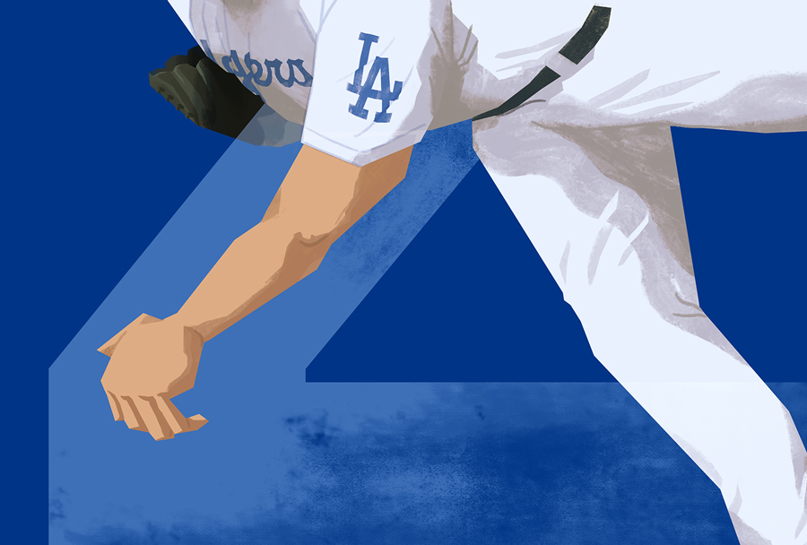 Dodgers: #44 Pitcher detail