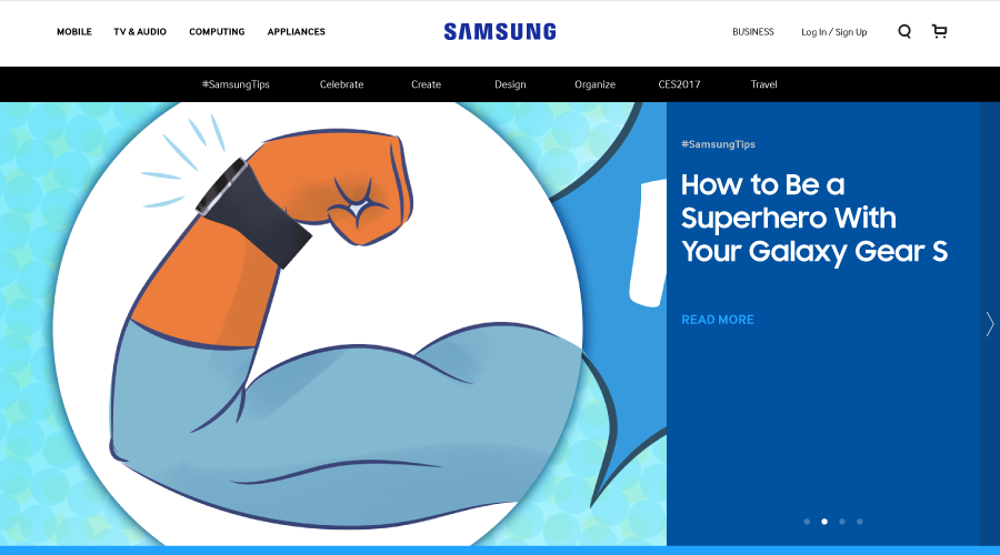 Samsung illustrations