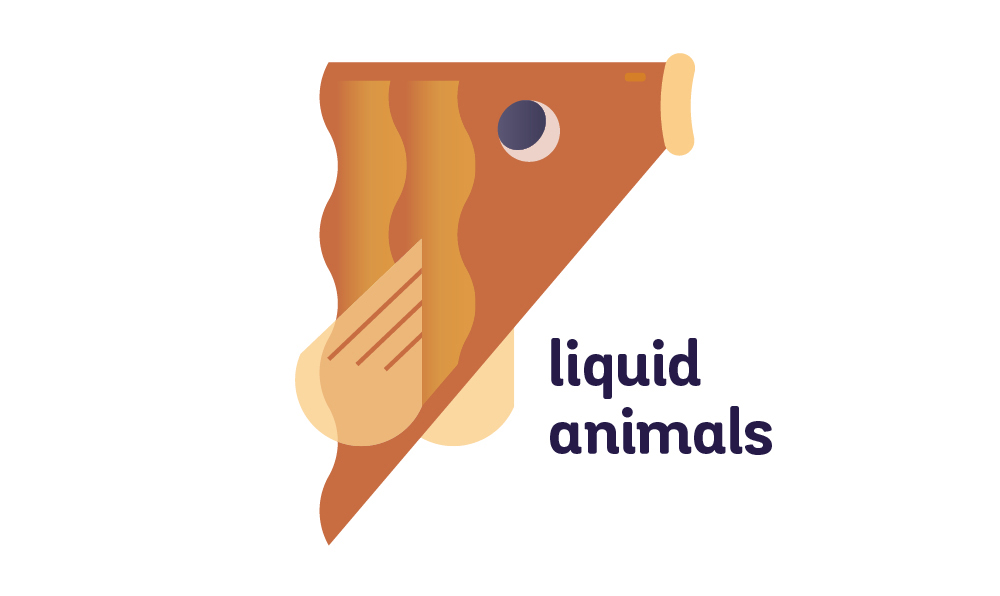 Liquid Animals logo concept