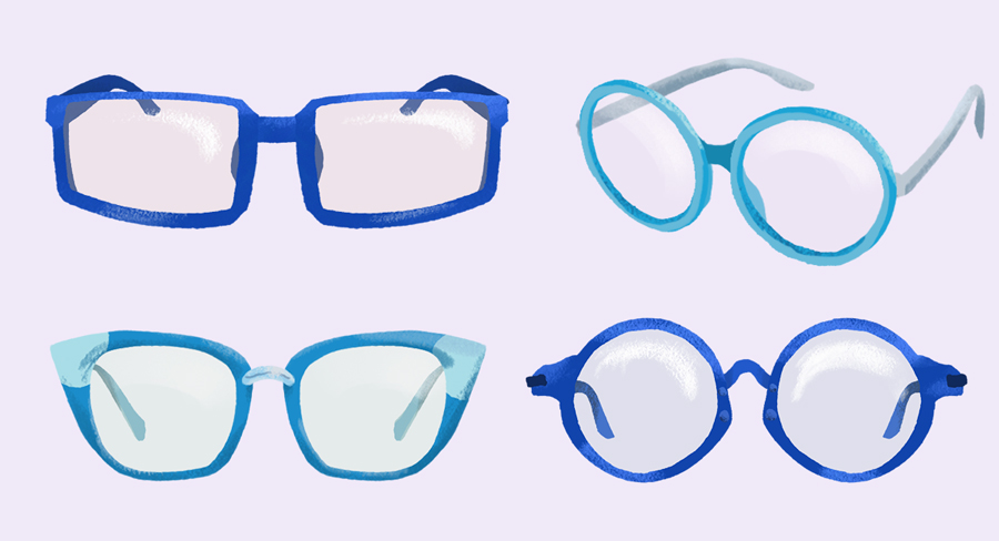 Glasses illustrations